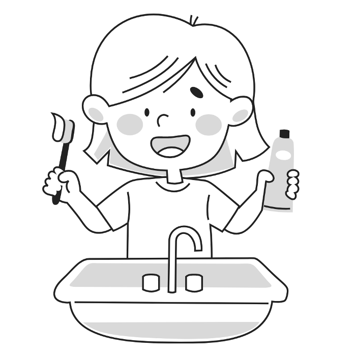 kids teeth cleaning coloring page | kids dentist dubuque, IA
