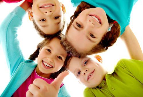 Group of kids smiling | Kids dentist in Dubuque, IA